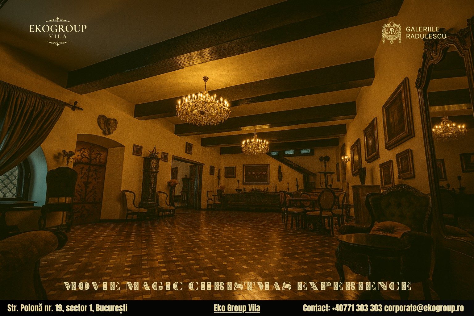 O călătorie în timp la Eko Group Vila: un film de Crăciun interbelic al anilor ’30