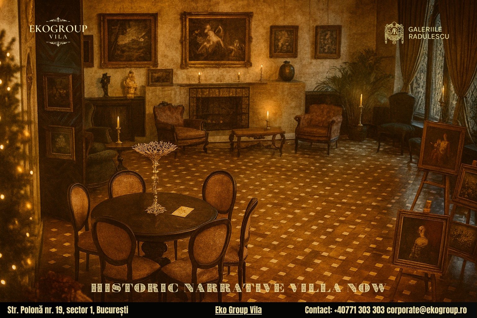 Povestea Crăciunului în Anii ’30 la Eko Group Vila: O Retrospectivă Artistică și Istorică